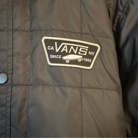 Vans Off the Wall Zippered Puffer Jacket with Hoodie - Men’s Large - Picture 2 of 5